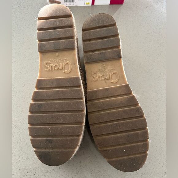Sam Edelman's Circus "Christina Espadrilles" Platform Slip-Ons Size 8 - Picture 6 of 7